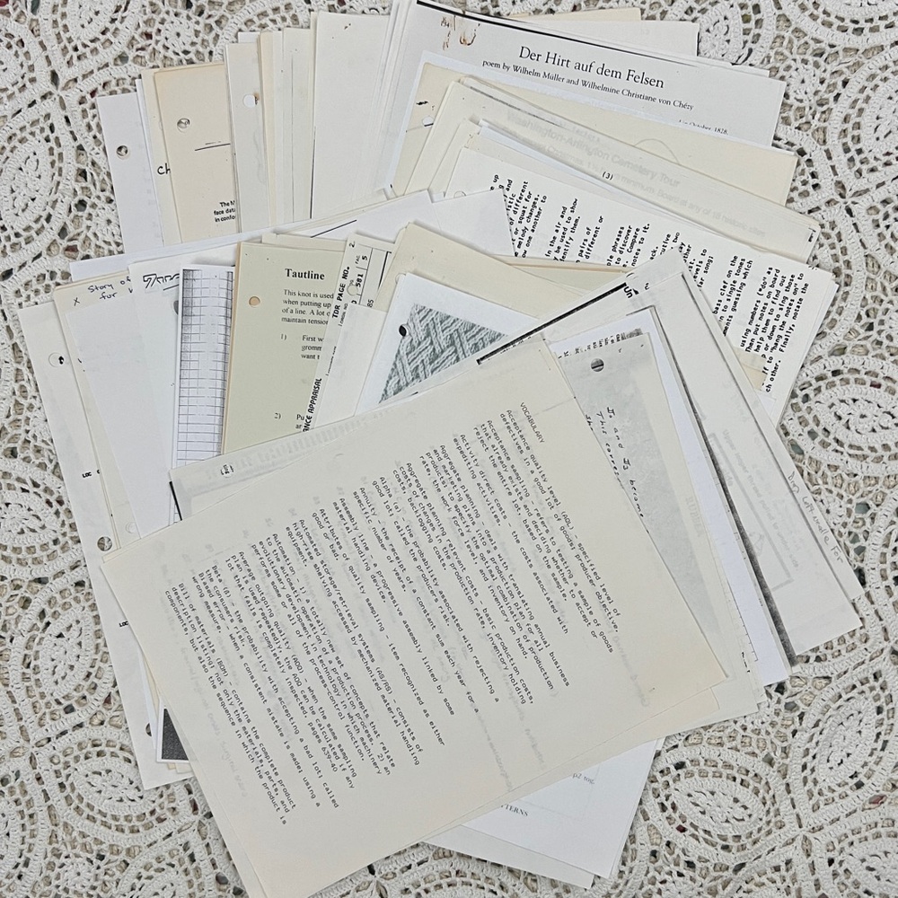 Fat stack of vintage photocopies #15